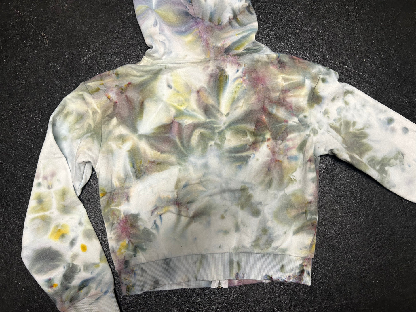 Adult Small Cropped Zip-up Hoodie