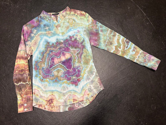 Adult Small Linen Henley