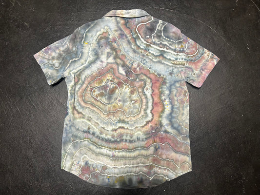 Adult Large Linen Button Up Shirt