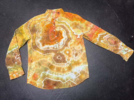 Adult Medium Linen Henley