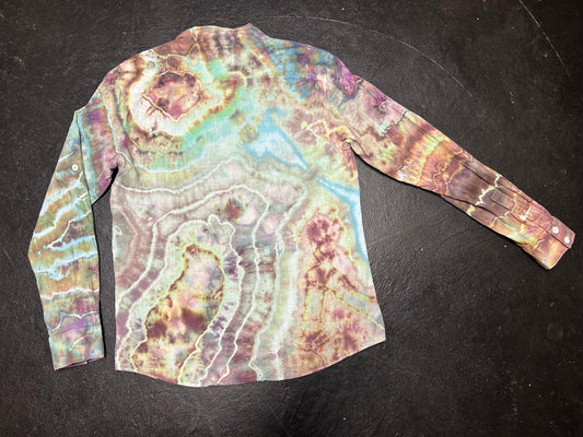 Adult Small Linen Henley