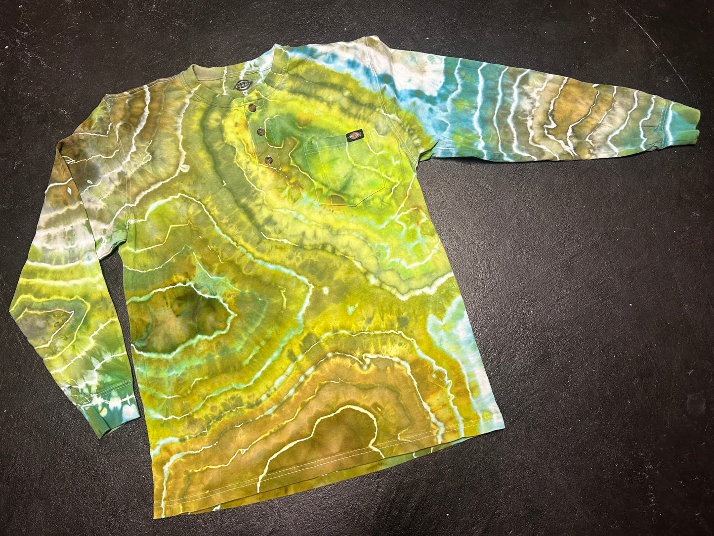 Adult Large-Tall Long Sleeve Henley