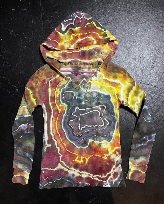 Adult Small Thermal Knit Hoodie