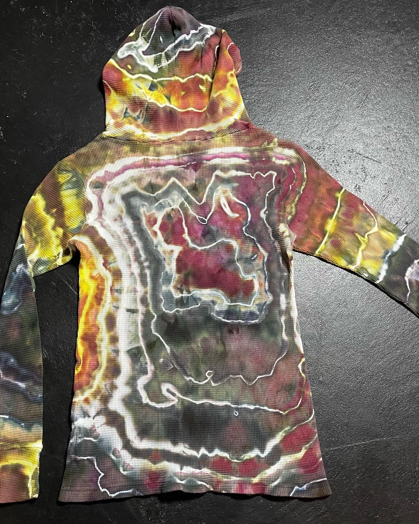 Adult Small Thermal Knit Hoodie